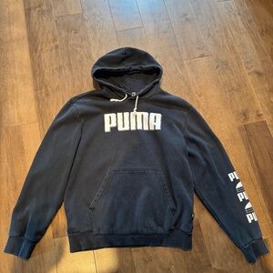 Black Puma Hoodie Size Medium Men